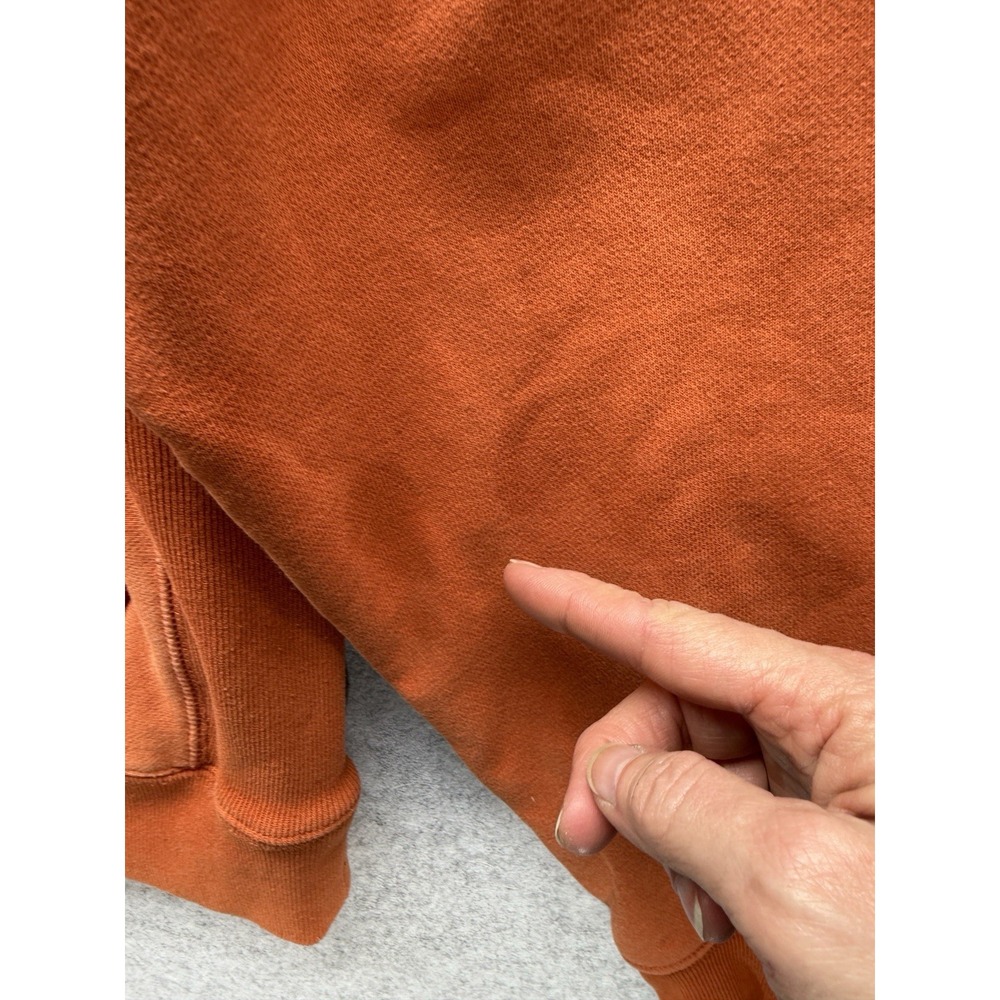 VTG Champion Pullover Hoodie Men's Medium Orange/Red - Picture 8 of 10
